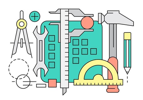 Free Linear Tool Collection vector