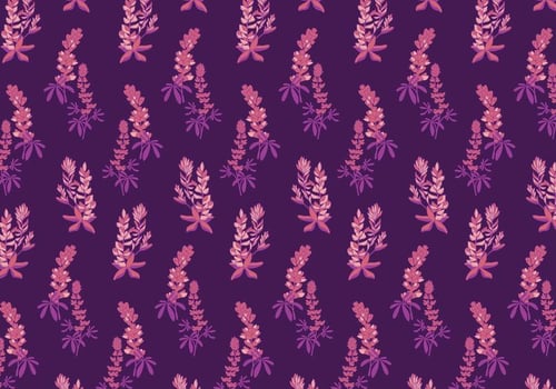 Bluebonnet Pattern Vector