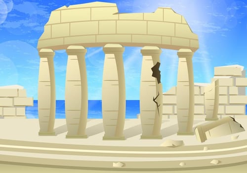 Greek Corinthian vector