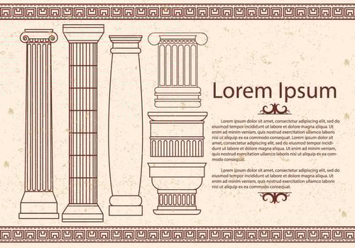 Greek Corinthian Vector