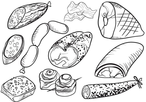Free Charcuterie  Vectors
