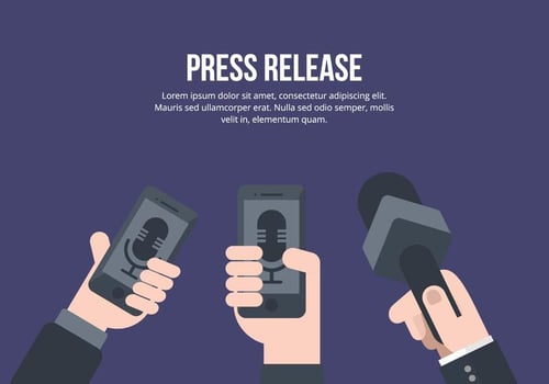 Press Release Illustration vector