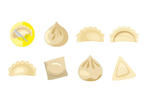 Free Chinese Dumplings Vector