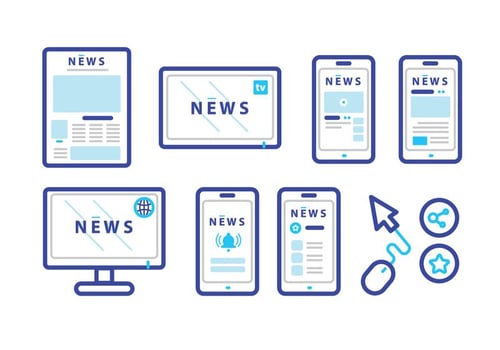 New Press Release Vector