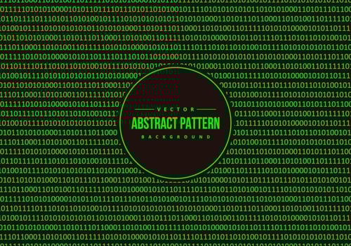 Matrix Style Background vector