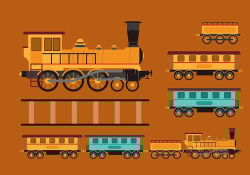 Caboose Vintage Free Vector