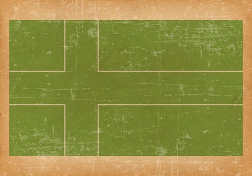 Grunge Flag of Ladonia vector