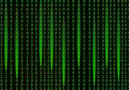 Falling Lights Matrix Background Vector