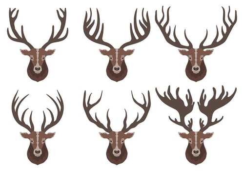 Caribou Vector Icons