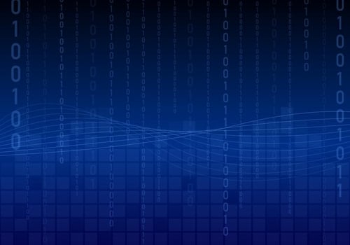 Wave Matrix Background Vector