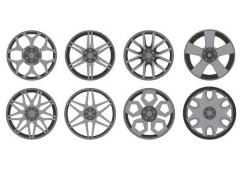 Icon Of Alloy Wheels vector