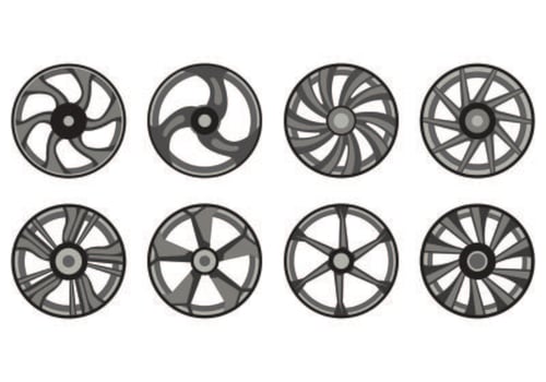 Icon Of Alloy Wheels vector