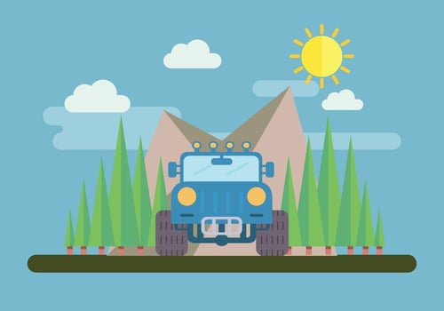 4WD Adventure Vector