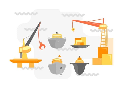 Free Unique Shipyard Vectors