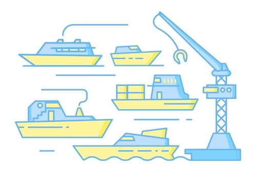 Free Unique Shipyard Vectors
