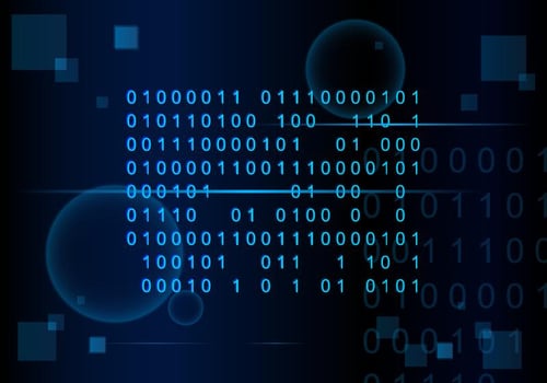 Number Coding Matrix Background Vector
