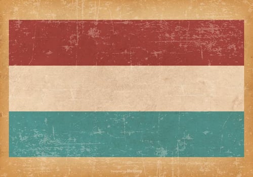 Grunge Flag of Luxembourg vector