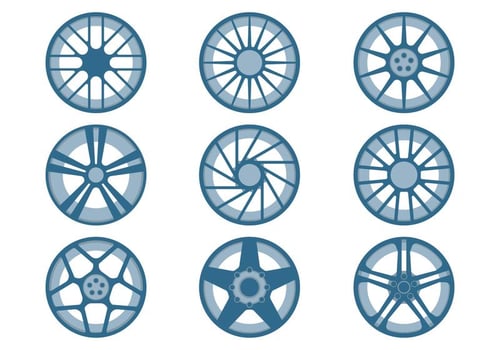 Car Rims vector