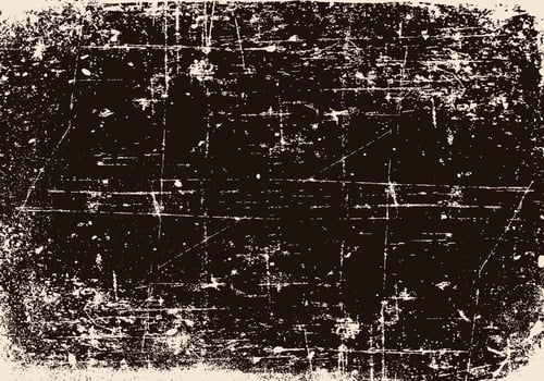Black Scratched Grunge Background vector