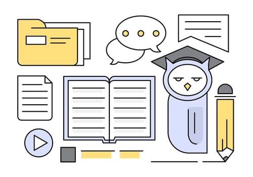 Linear Education Vector Elements