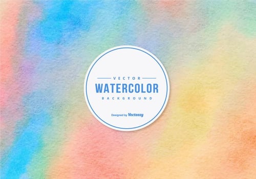 Colorful Watercolor Vector Background