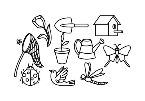 Free Garden Line Icon Vector