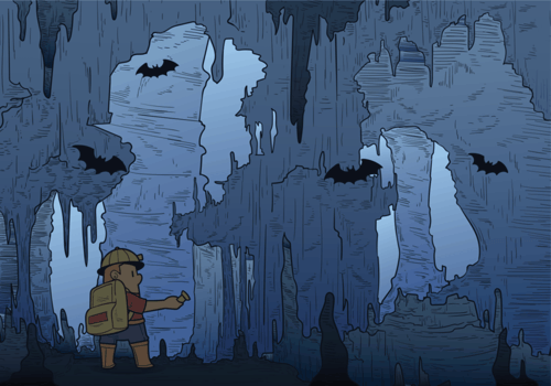 Cavern Vector Illustration