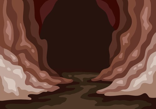 Cavern Illustration vector