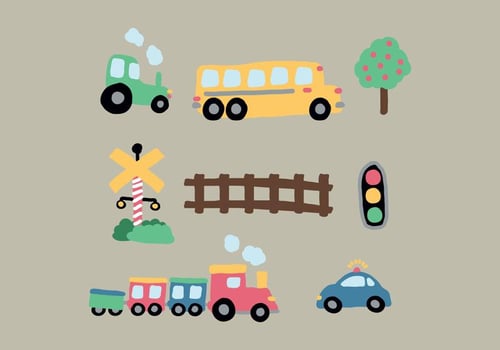 Transport Drawings vector