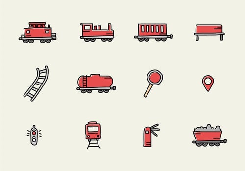 Train Vector Icon