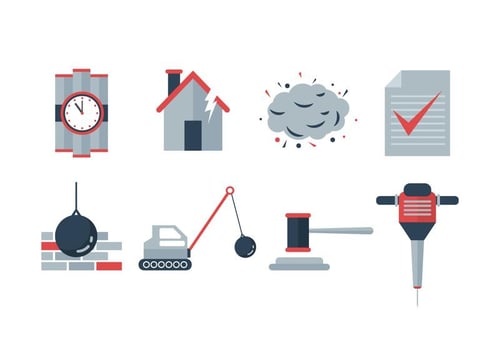 Free Demolition Vector Icons