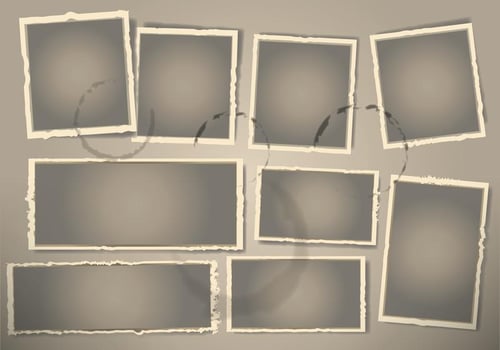 Vintage Photo Frame vector