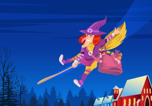 Befena Flying At The Night Sky vector