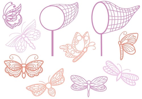 Free Butterflies Vectors