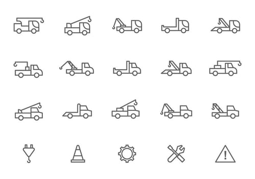 Free Towing Element Vectors