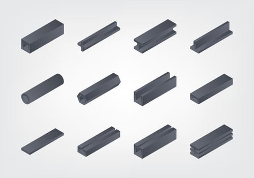 Isometric girder Collection vector
