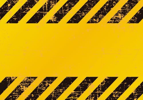 Grunge DangerCaution Background vector