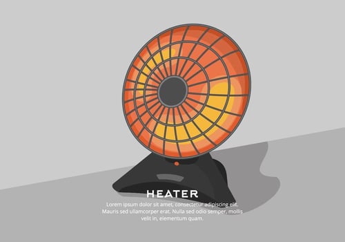 Heater Background vector