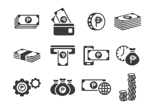 Peso Icons Vector
