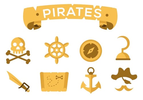 Free Pirate Icons Vector
