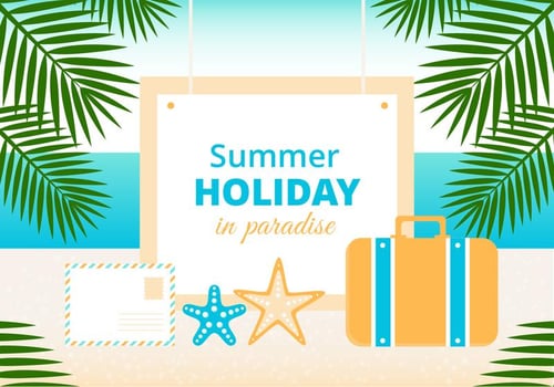 Summer Holiday Vector Background