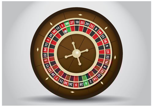 Roulette Table Vector