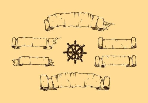Hand Drawn Classic Banner Free Vector