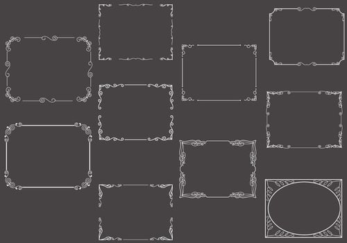 Free Silent Film Frames Vectors