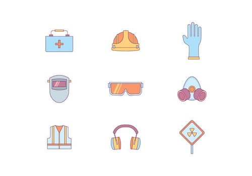 Safety Work Equipment vector