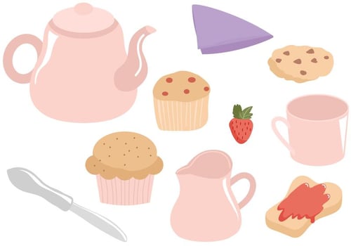 Free Tea Time Vectors
