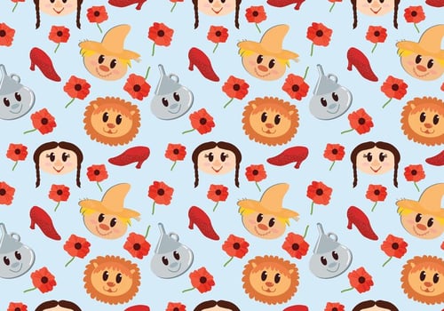 Free Wizard Of Oz Pattern Vectors