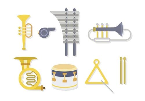 Flat Marching Band Vectors