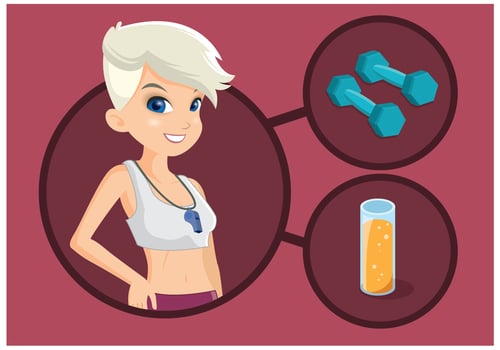 Free Female Personal Trainer Vector