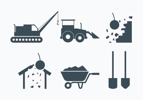 Demolition Illustration vector